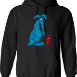 Ant And Aardvark (1) Hoodie - Retro Graphic Pullover Hoodie for Men & Women - Black