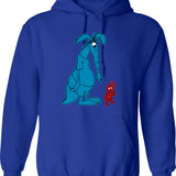 Ant And Aardvark (1) Hoodie - Retro Graphic Pullover Hoodie for Men & Women - Blue