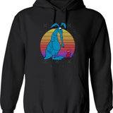 Ant And Aardvark Hoodie - Retro Graphic Pullover Hoodie for Men & Women - Black