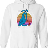 Ant And Aardvark Hoodie - Retro Graphic Pullover Hoodie for Men & Women - White