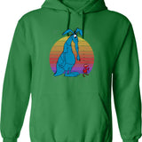 Ant And Aardvark Hoodie - Retro Graphic Pullover Hoodie for Men & Women - Green