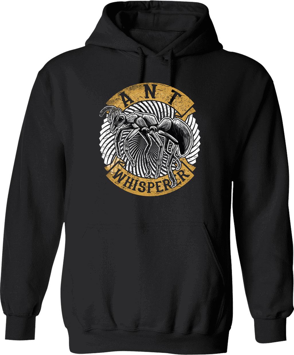 Ant Whisperer Funny Design Ants Insect Lover Hoodie - Black