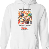 Anxiety Has Many Faces Hoodie - Retro Graphic Pullover Hoodie for Men & Women - White