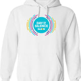 April 23rd National Day Of Silence Graphic Glsen Hoodie - White