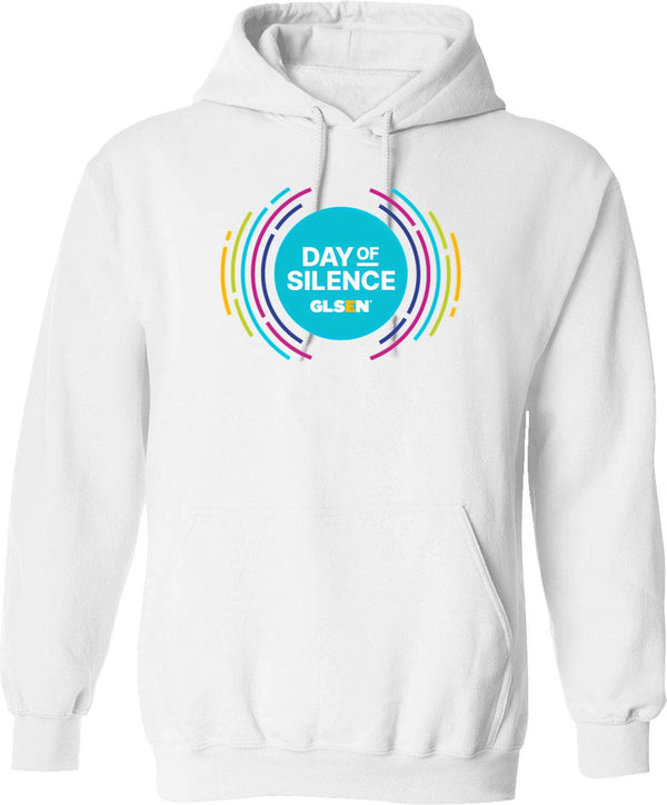 April 23rd National Day Of Silence Graphic Glsen Hoodie - White