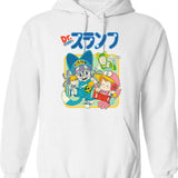 Arale Dr.slump Hoodie - Retro Graphic Pullover Hoodie for Men & Women - White