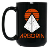 Arboria Institute (VintageDistressed) Classic Black Coffee Mug, Gift Coffee Mug - Black