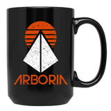 Arboria Institute (VintageDistressed) Classic Black Coffee Mug, Gift Coffee Mug