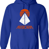 Arboria Institute (VintageDistressed) Classic Graphic Pullover Hoodie - Blue