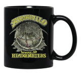 Armadillo World Headquarters 1970 Black Coffee Mug, Gift Coffee Mug - Black