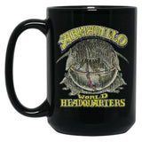 Armadillo World Headquarters 1970 Black Coffee Mug, Gift Coffee Mug - Black