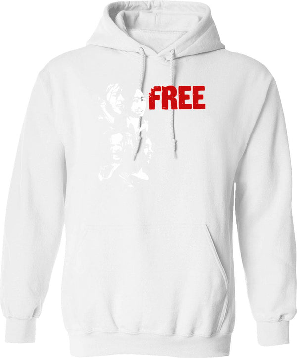 Art Free Funny Gifts Boys Girls Vintage Hoodie - White