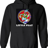Art Little Feat Women Men Hoodie - Retro Graphic Pullover Hoodie for Men & Women - Black