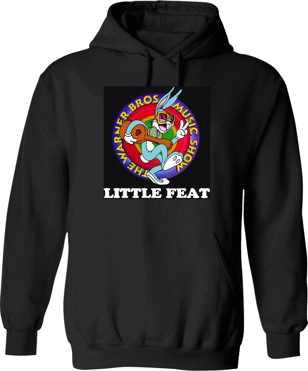 Art Little Feat Women Men Hoodie - Retro Graphic Pullover Hoodie for Men & Women - Black