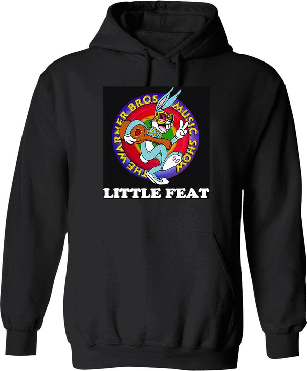Art Little Feat Women Men Hoodie - Retro Graphic Pullover Hoodie for Men & Women - Black