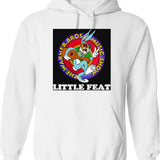 Art Little Feat Women Men Hoodie - Retro Graphic Pullover Hoodie for Men & Women - White