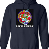 Art Little Feat Women Men Hoodie - Retro Graphic Pullover Hoodie for Men & Women - Navy