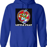 Art Little Feat Women Men Hoodie - Retro Graphic Pullover Hoodie for Men & Women - Blue