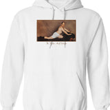 Art Of Seduction Hoodie - Retro Graphic Pullover Hoodie for Men & Women - White