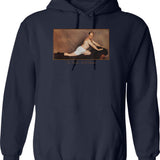 Art Of Seduction Hoodie - Retro Graphic Pullover Hoodie for Men & Women - Navy