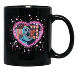 Art The Clown Heart Frame Black Coffee Mug, Gift Coffee Mug - Black