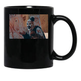 Art The Clown Making A Mess - Terrifier Black Coffee Mug, Gift Coffee Mug - Black