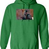 Art The Clown Making A Mess - Terrifier Graphic Pullover Hoodie - Green
