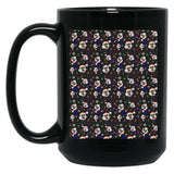 Art The Clown Terrifier 3 Christmas Pattern Black Coffee Mug, Gift Coffee Mug - Black