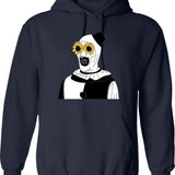 Art The Clown - Terrifier Classic Classic Graphic Pullover Hoodie - Navy