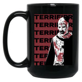 Art The Clown Terrifier (6)D Black Coffee Mug, Gift Coffee Mug - Black