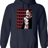Art The Clown Terrifier (6) D Graphic Pullover Hoodie - Navy