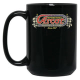 Ascot Speedway 1957 Long Black Coffee Mug, Gift Coffee Mug - Black
