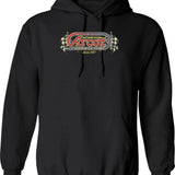 Ascot Speedway 1957 Long T-Hoodie Graphic Pullover Hoodie - Black