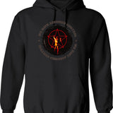 Assumed Control Starman Hoodie - Retro Graphic Pullover Hoodie for Men & Women - Black