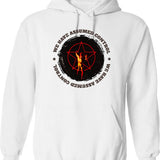 Assumed Control Starman Hoodie - Retro Graphic Pullover Hoodie for Men & Women - White
