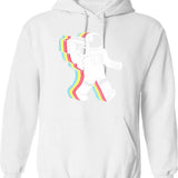 Astronaut Funk Retro Funny Hoodie - Sarcastic Humor Graphic Hoodie - White