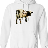 Atom Heart Mother Classic Hoodie - Retro Graphic Pullover Hoodie for Men & Women - White