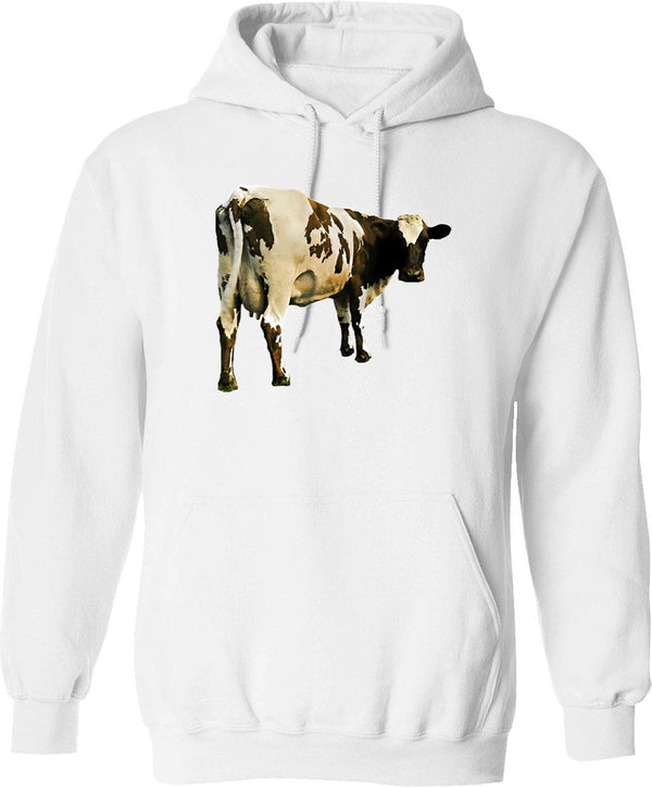 Atom Heart Mother Classic Hoodie - Retro Graphic Pullover Hoodie for Men & Women - White