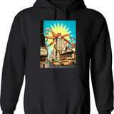 Attack Of The Octopus (in Nyc) Hoodie - Black