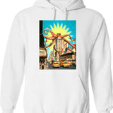 Attack Of The Octopus (in Nyc) Hoodie - White