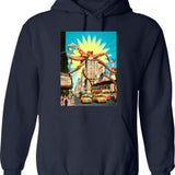Attack Of The Octopus (in Nyc) Hoodie - Navy