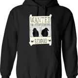 Attempted Murder Hoodie - Retro Graphic Pullover Hoodie for Men & Women - Black