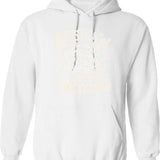 Autistic And Gay Raccoon Hoodie - Retro Graphic Pullover Hoodie for Men & Women - White