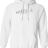 Aviation Hoodie - Retro Graphic Pullover Hoodie for Men & Women - White
