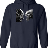 Avp Graphic Pullover Hoodie - Navy