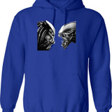 Avp Graphic Pullover Hoodie - Blue