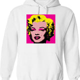 Aw-3 Hoodie - Retro Graphic Pullover Hoodie for Men & Women - White