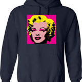 Aw-3 Hoodie - Retro Graphic Pullover Hoodie for Men & Women - Navy