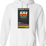 Awesome Memories Hoodie - Retro Graphic Pullover Hoodie for Men & Women - White