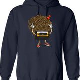 Awesome Mix Vol. Funky Hoodie - Retro Graphic Pullover Hoodie for Men & Women - Navy